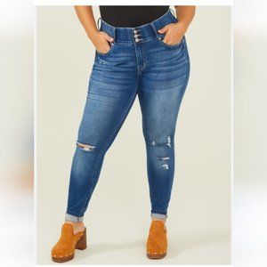 ARULA Blue Distressed Women Jeans